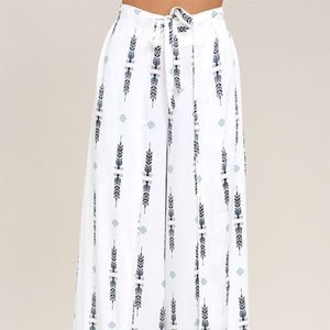 White Wide leg Pants Jack by BB Dakota